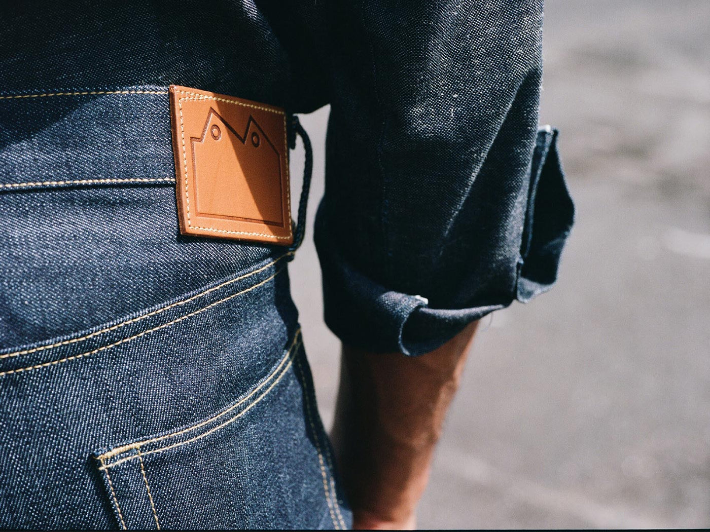 back pocket of a mans jeans