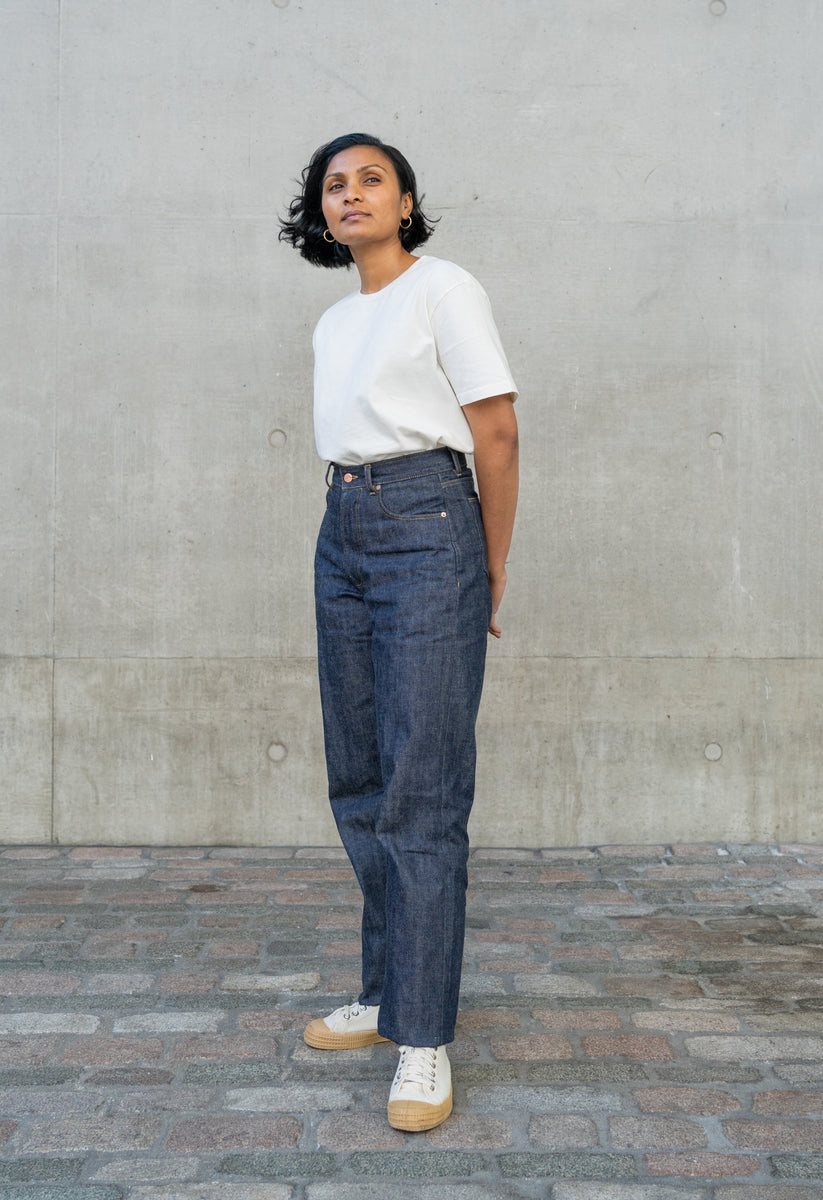 E7 High Waisted Wide Leg Indigo 13oz Neppy Japanese Raw Selvedge Women e7-high-waisted-wide-leg-indigo-13oz-neppy-japanese-raw-selvedge-women