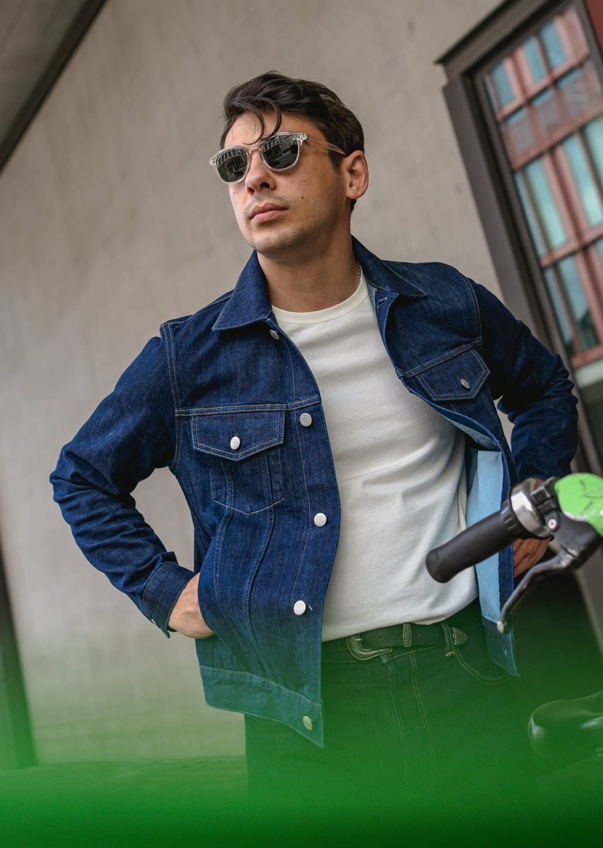 【美品】BLACKHORSE LANE ATELIERS ジャケット NW6 NW6 Type 3 Trucker Denim Jacket 13.75oz Italian Selvedge