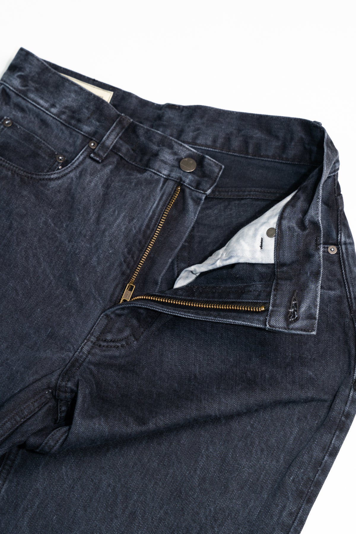 Blackhorse Lane Ateliers E10 Classic Straight Washed Black 15oz