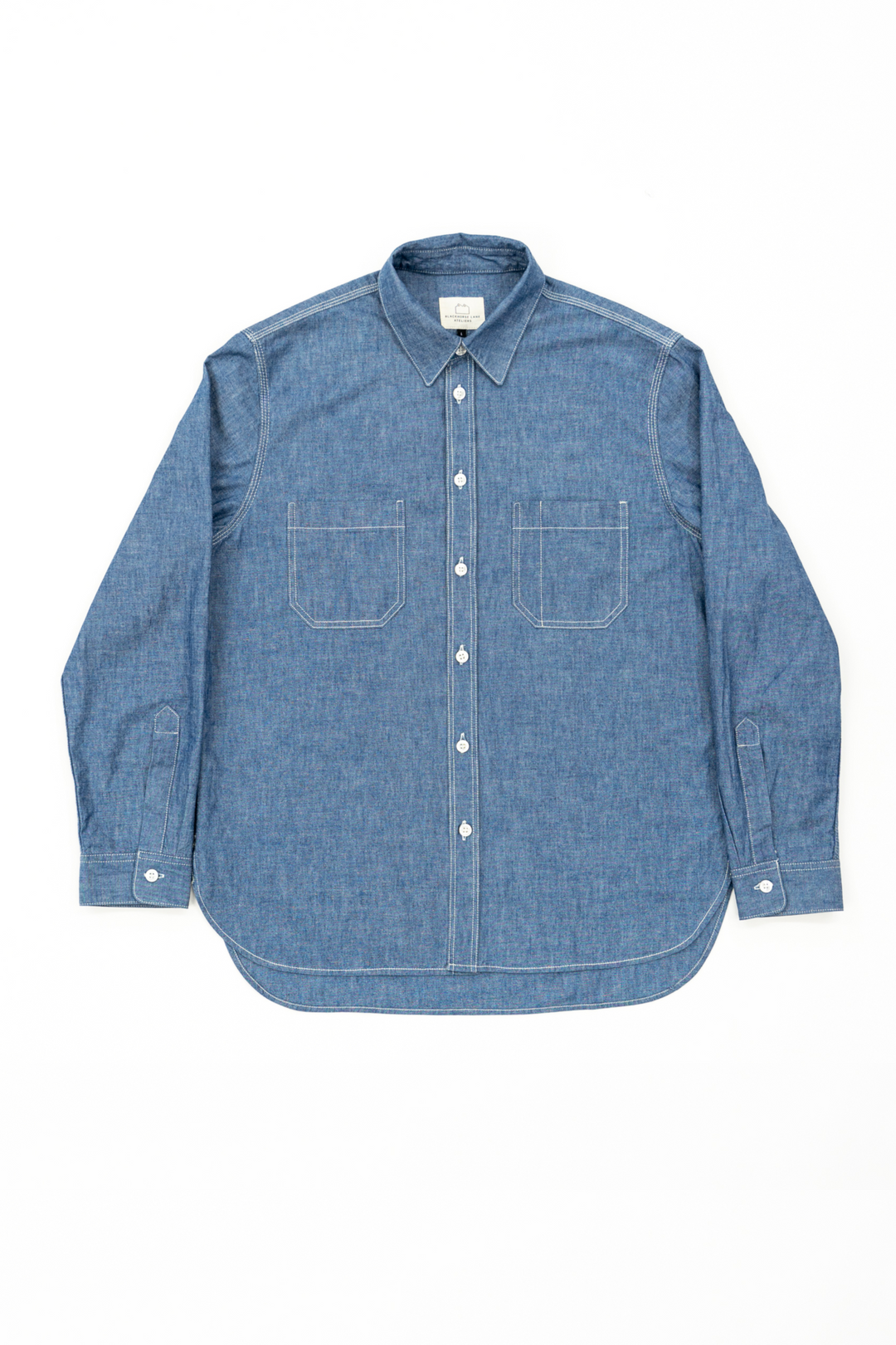 E16 MENS CHAMBRAY 6oz WORKSHIRT | Blackhorse Lane Ateliers