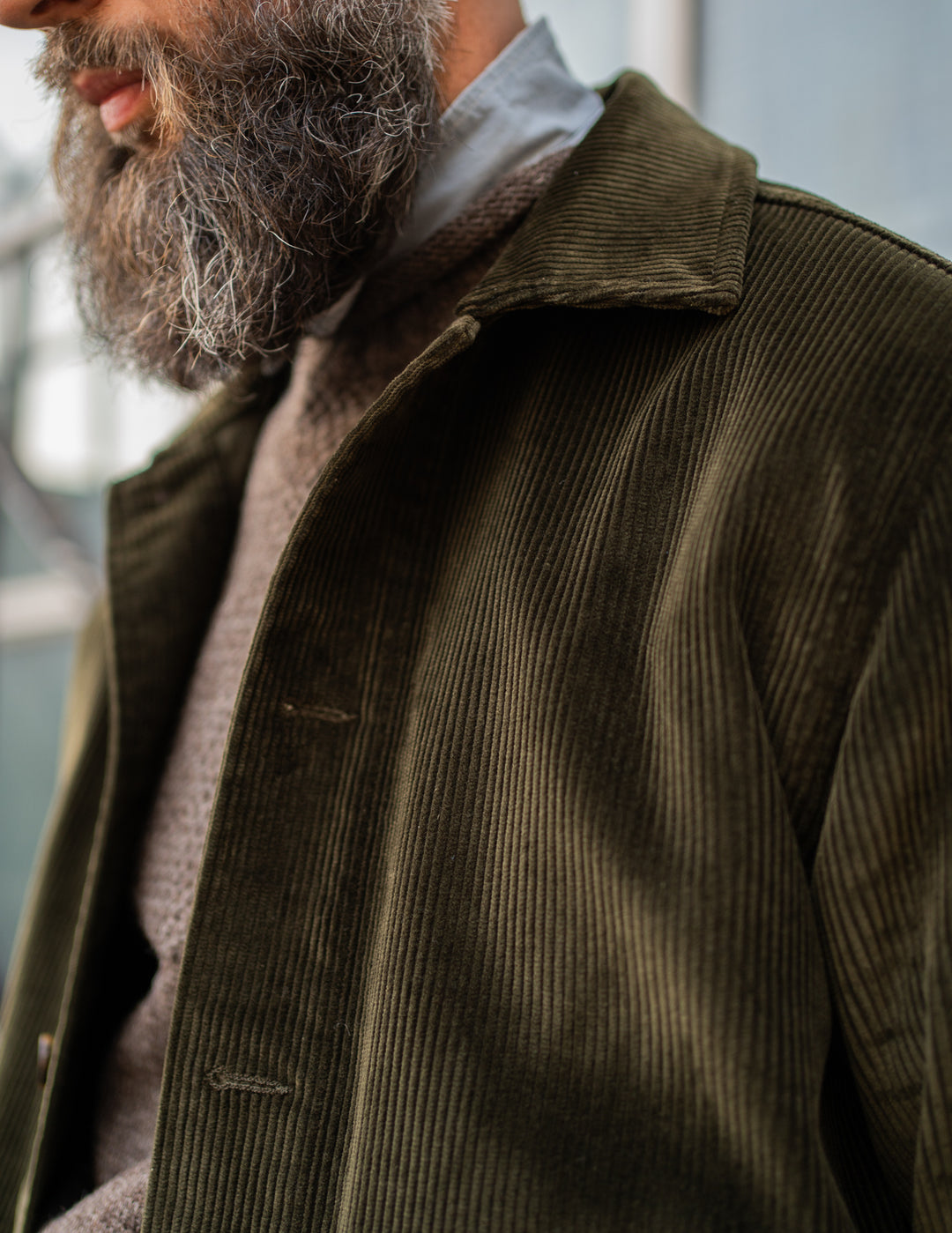 EC1 Dark Olive Corduroy Jacket | Blackhorse Lane Ateliers