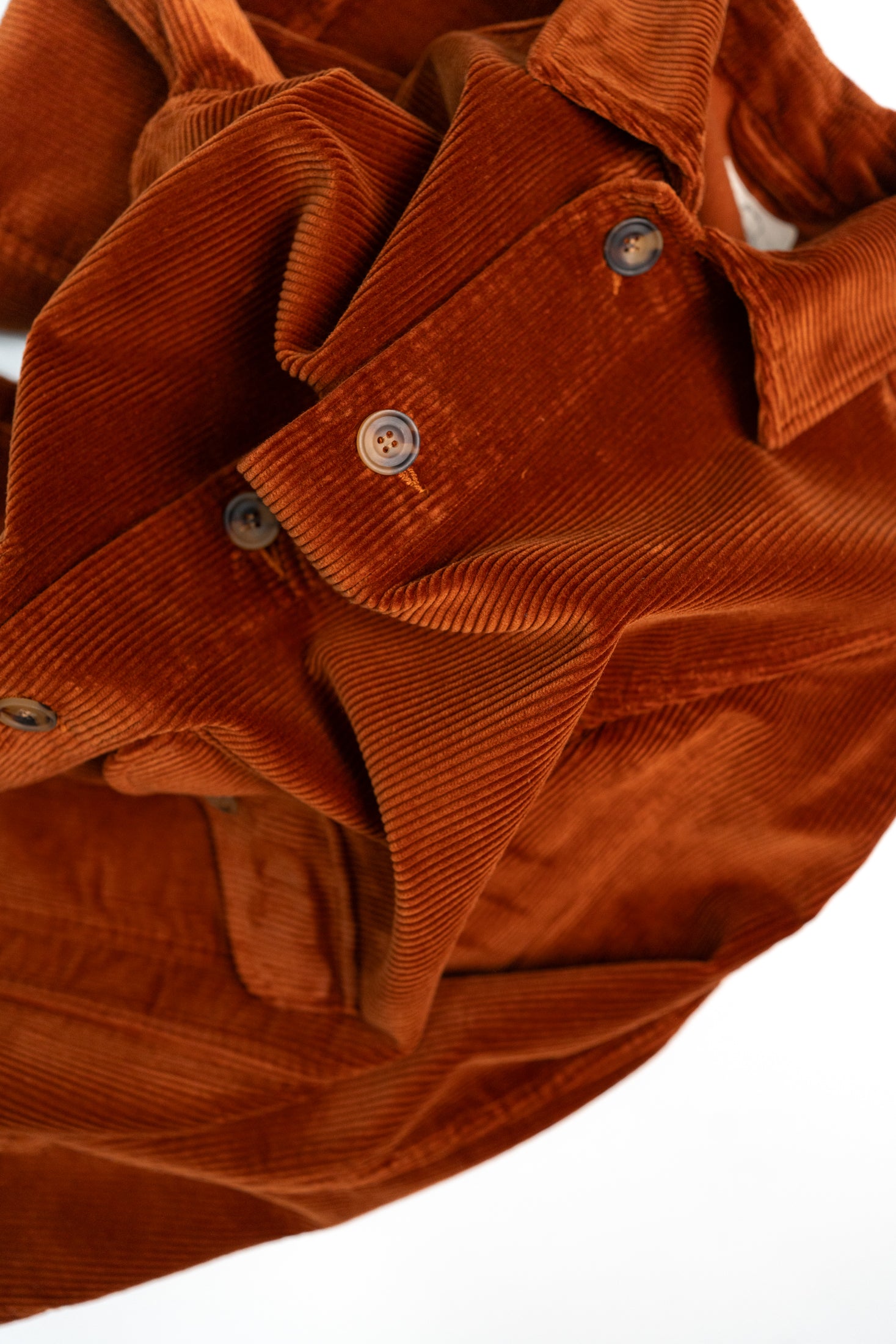Blackhorse Lane Ateliers EC1 Rust Orange Corduroy Jacket | King's