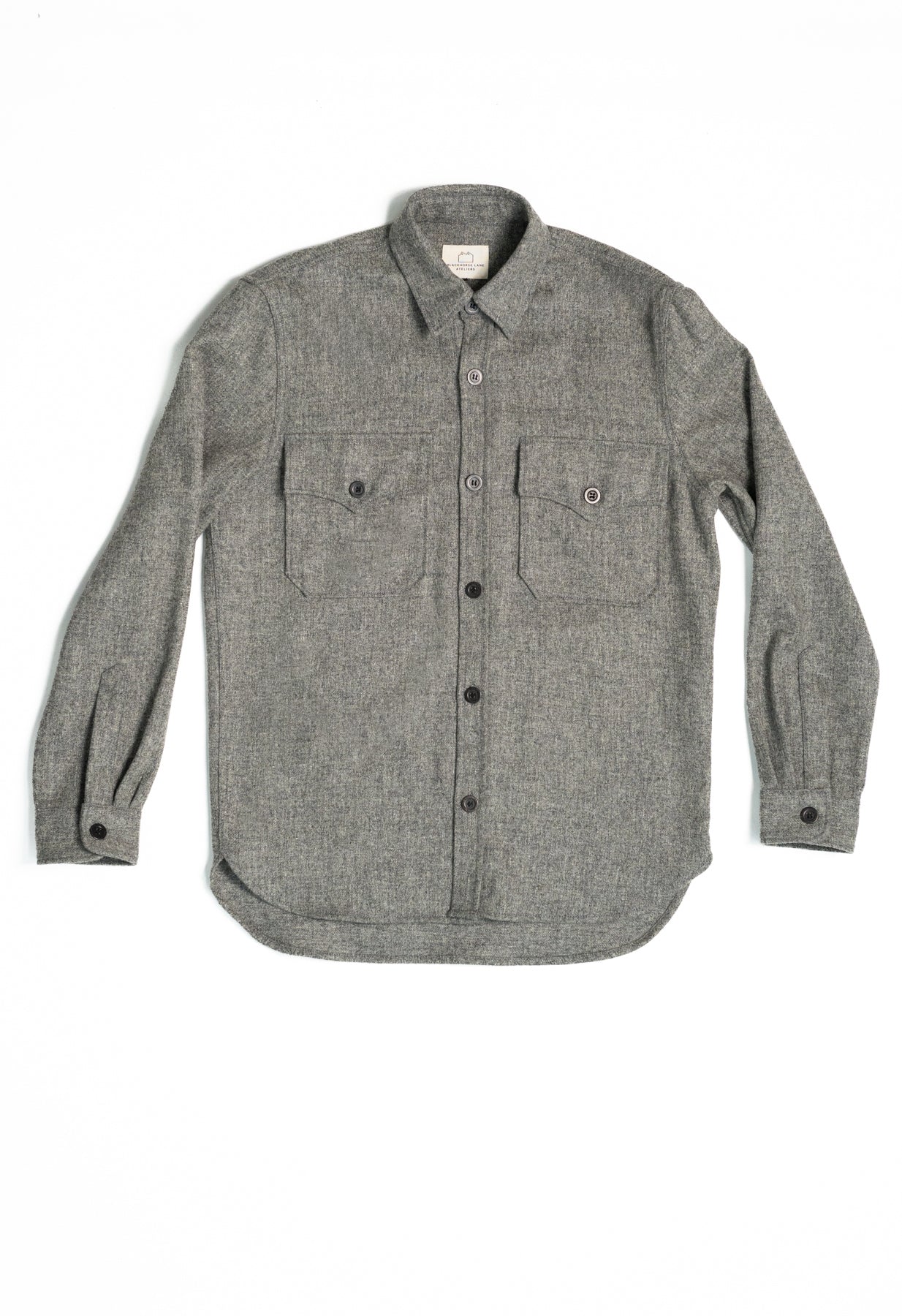 EC3 Men's Wool CPO Shirt Grey – Blackhorse Lane Ateliers