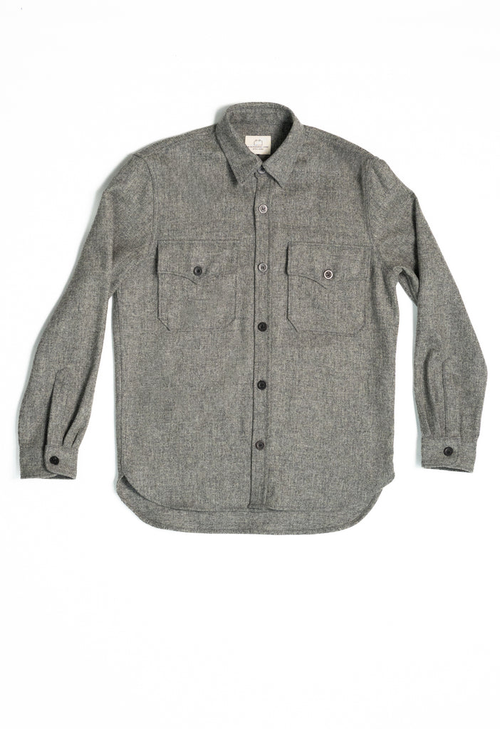 EC3 Men's Wool CPO Shirt Grey – Blackhorse Lane Ateliers