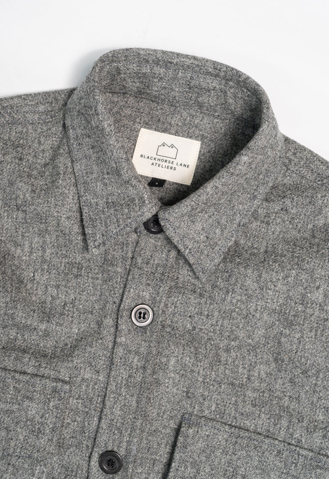 EC3 Men's Wool CPO Shirt Grey – Blackhorse Lane Ateliers