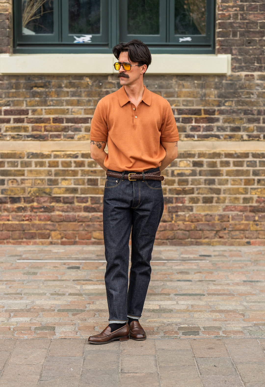 E8 Slim Tapered Indigo 14oz Japanese Raw Selvedge Mens Jeans