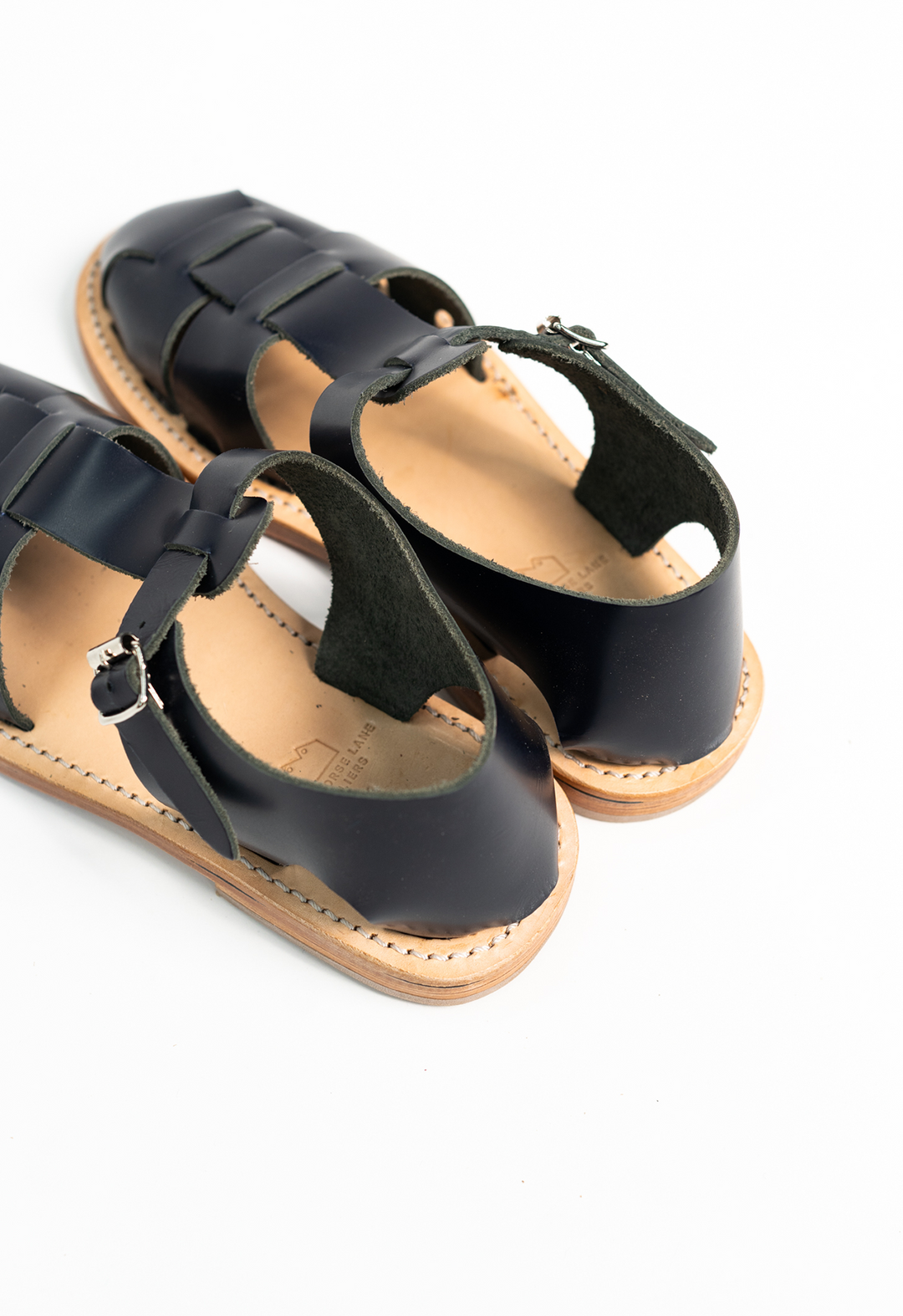 NAVY FRENCH MILITARY SANDALS | Blackhorse Lane Ateliers