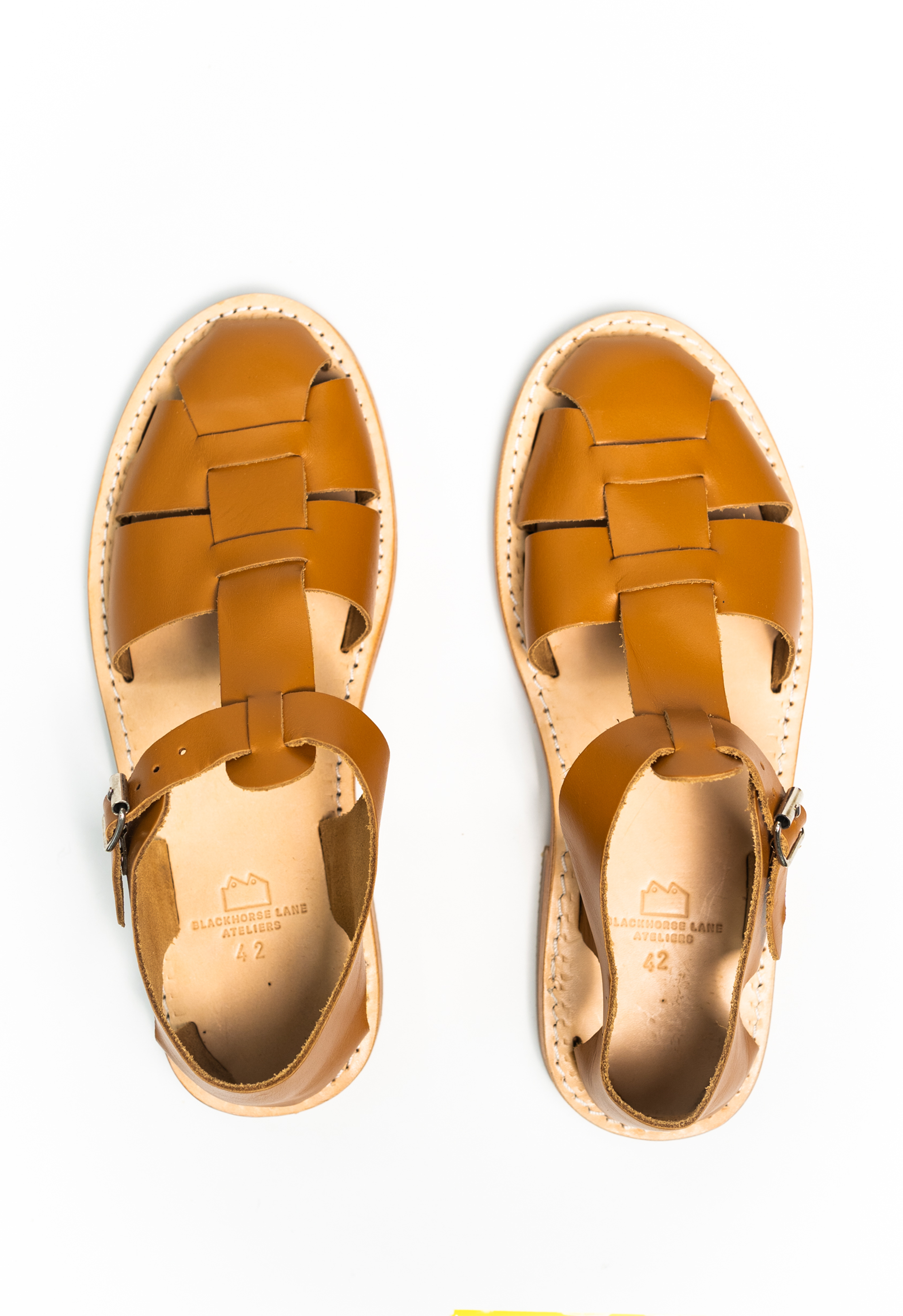 Blackhorse Lane Ateliers FRENCH MILITARY SANDALS TAN | King's Cross