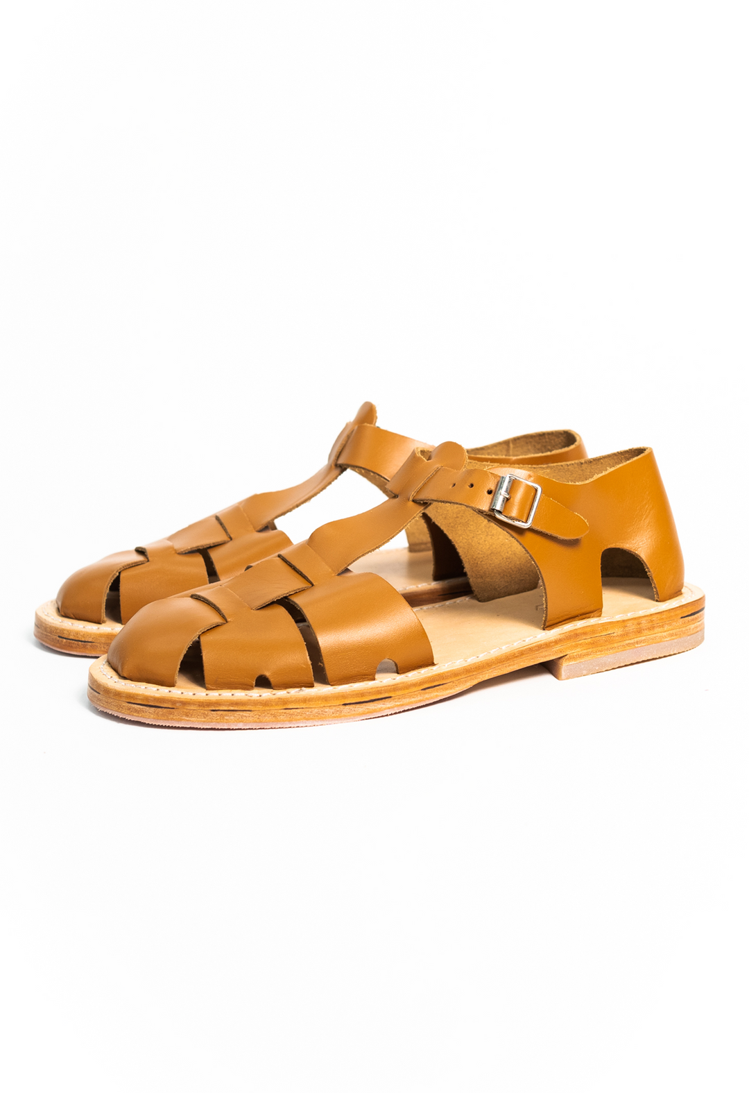 50’s FRENCH ARMY SANDAL TAN FRENCH MILITARY SANDALS | Blackhorse Lane Ateliers
