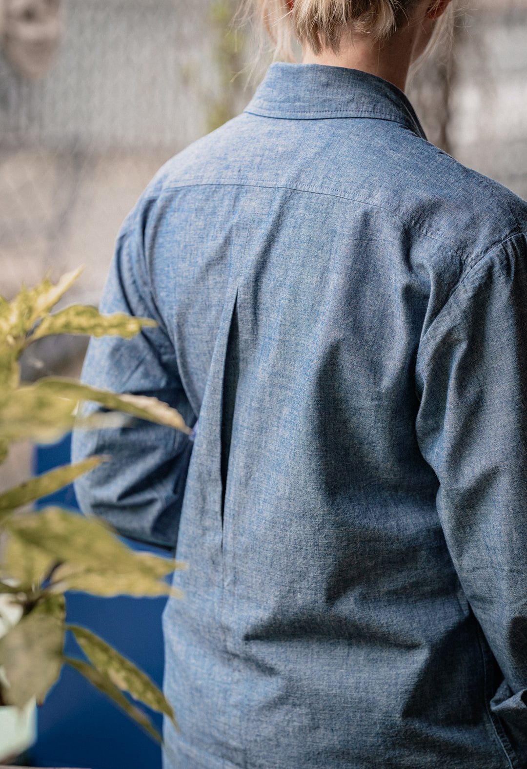 SW2 Chambray Japanese Unisex Pop-Over Smock | Blackhorse Lane
