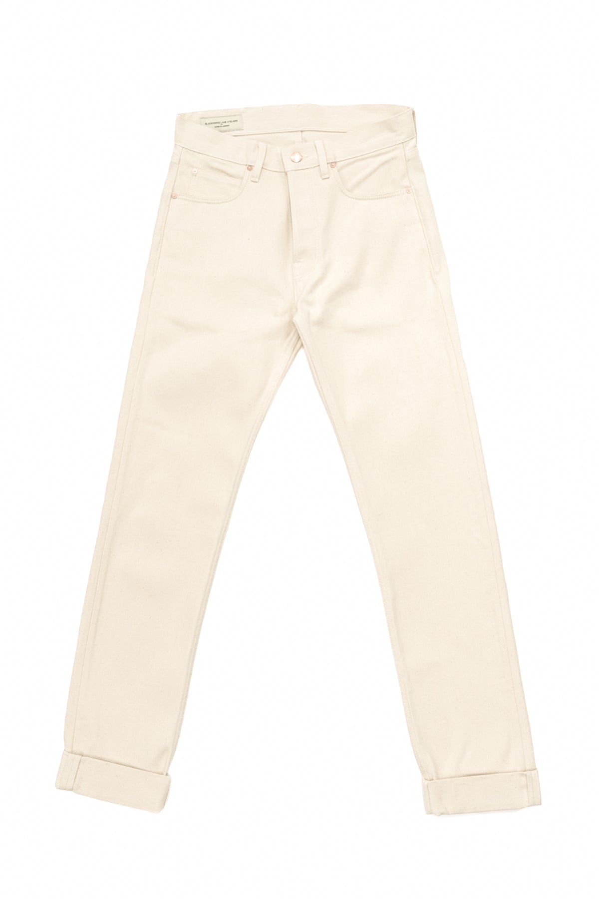 Blackhorse Lane Ateliers NW8 Heritage Slim 13oz Italian Ecru Raw 