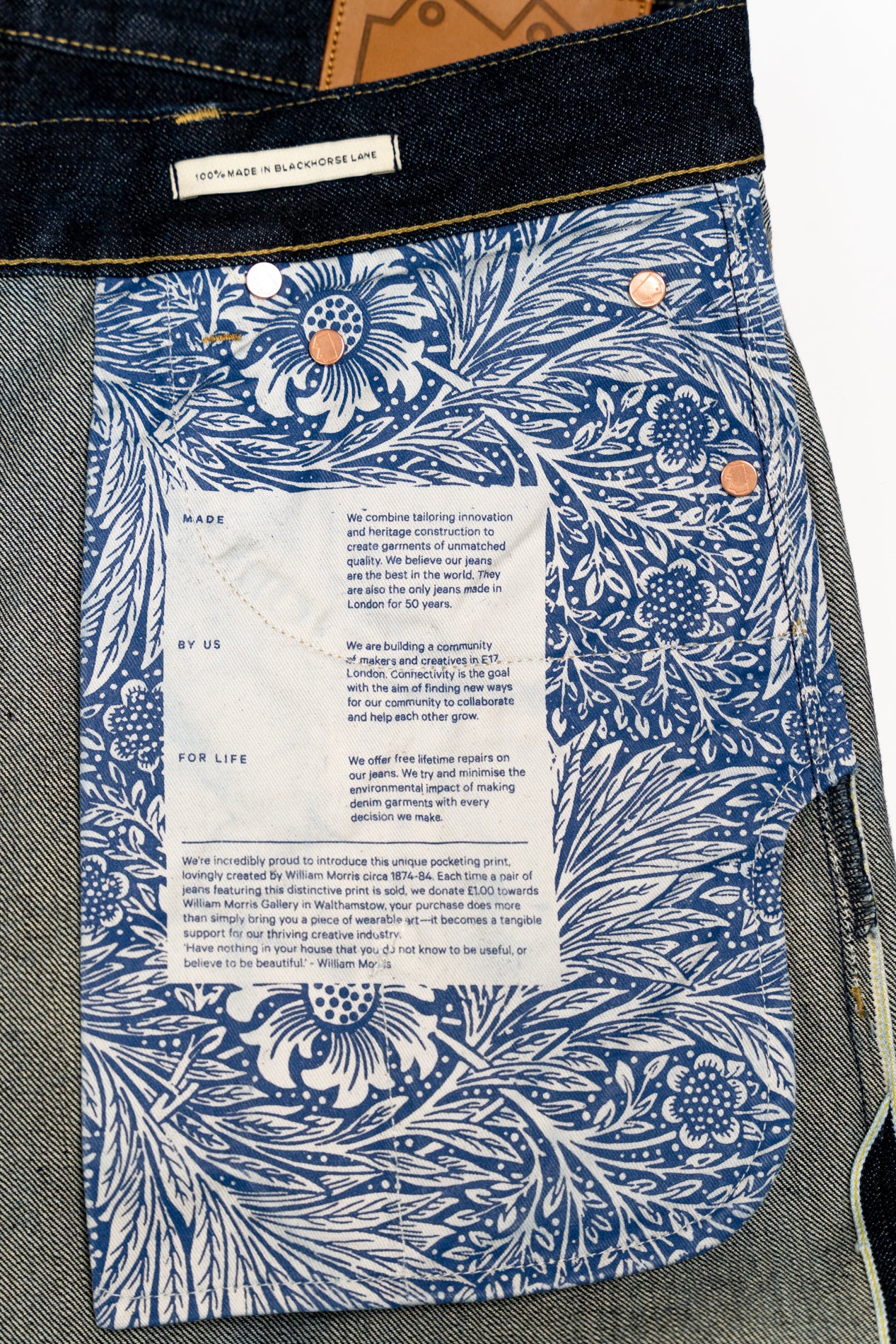 Blackhorse Lane NW1 Relaxed Heritage Indigo 14oz Aramid Rinsed