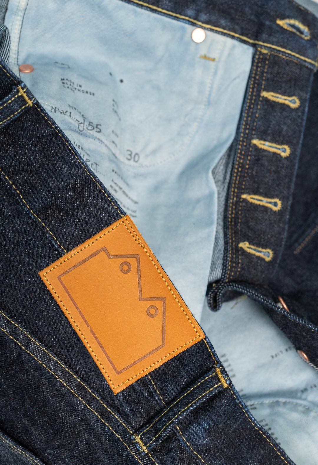 NW1 Relaxed Heritage Indigo 14oz Japanese Rinse Selvedge Mens