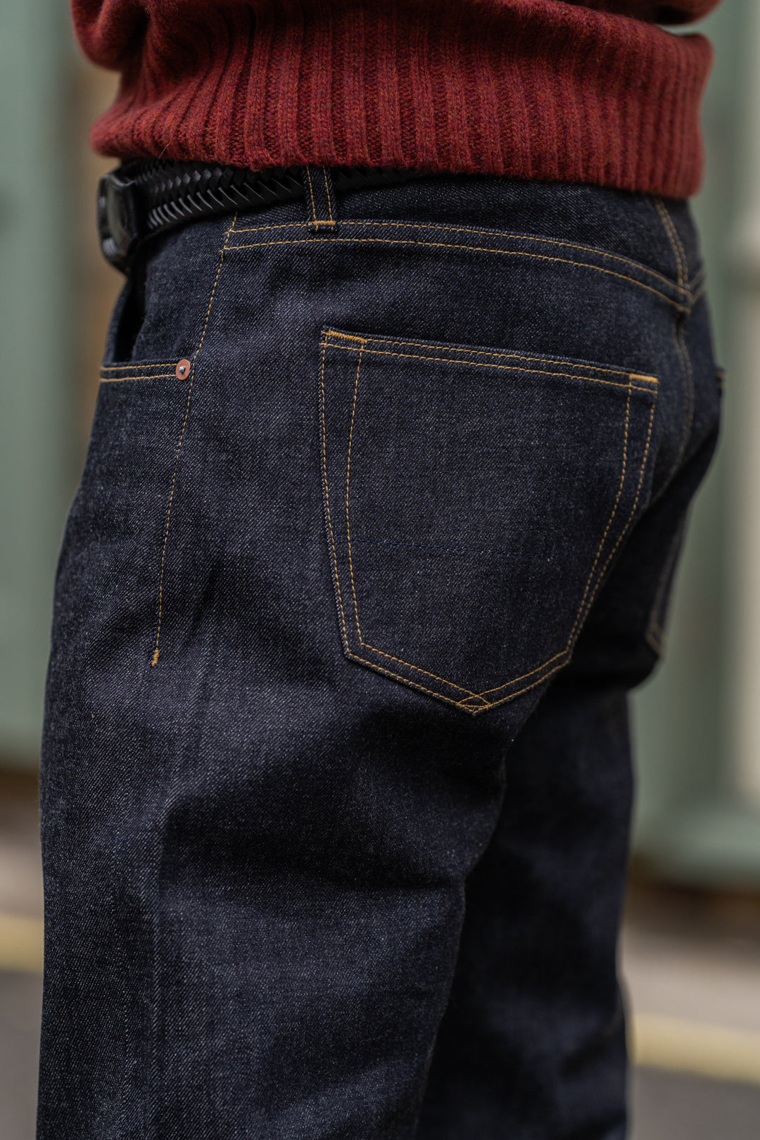 NW8 Heritage Slim 14oz Indigo Japanese Raw Selvedge Mens Jeans