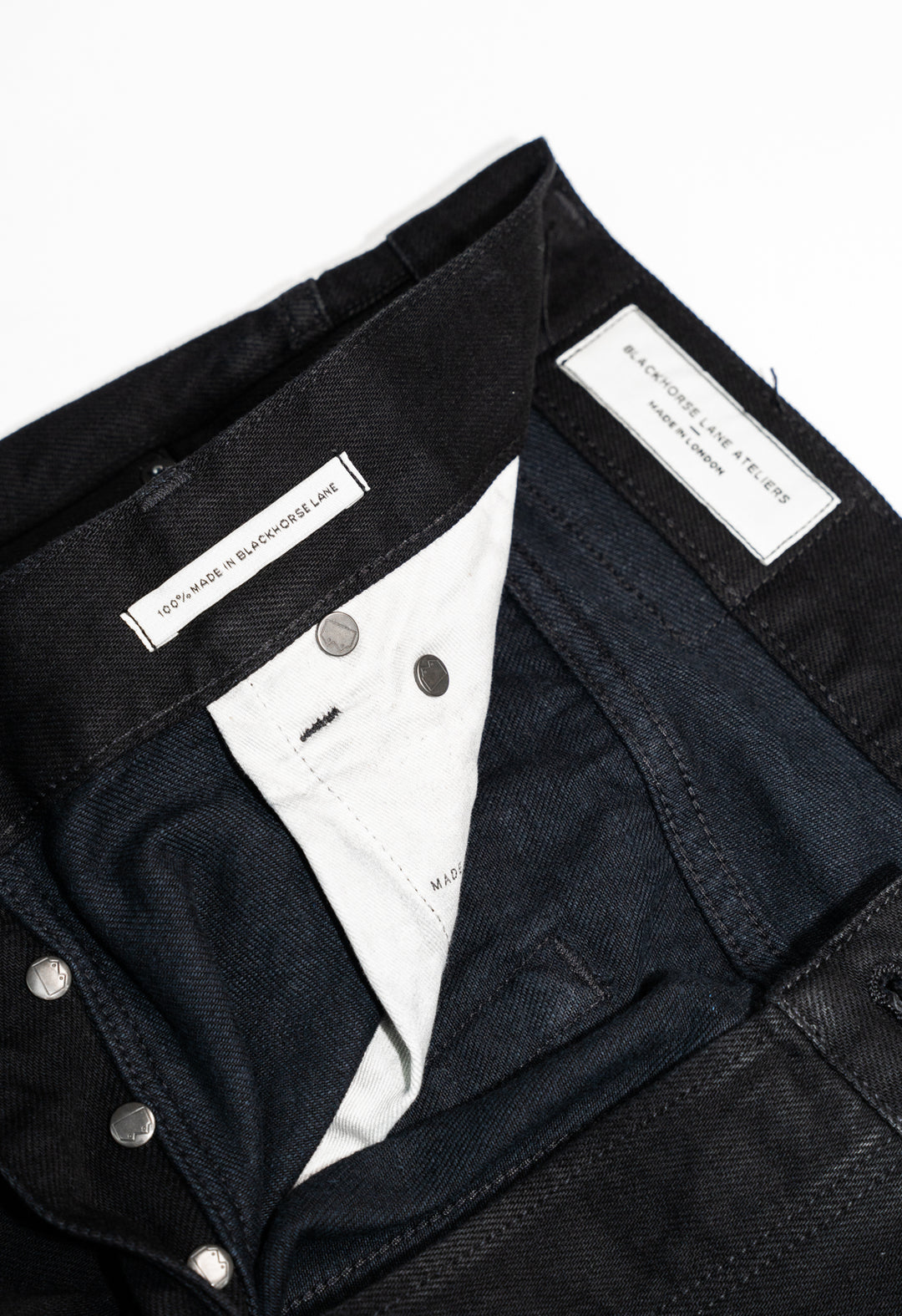 NW8 Heritage Slim Rinsed 'Stay Black' 14.5oz Italian Selvedge Mens