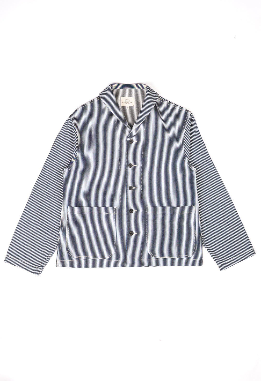 SE4 Shawl Collar Deck Jacket Japanese 10oz Hickory | Blackhorse
