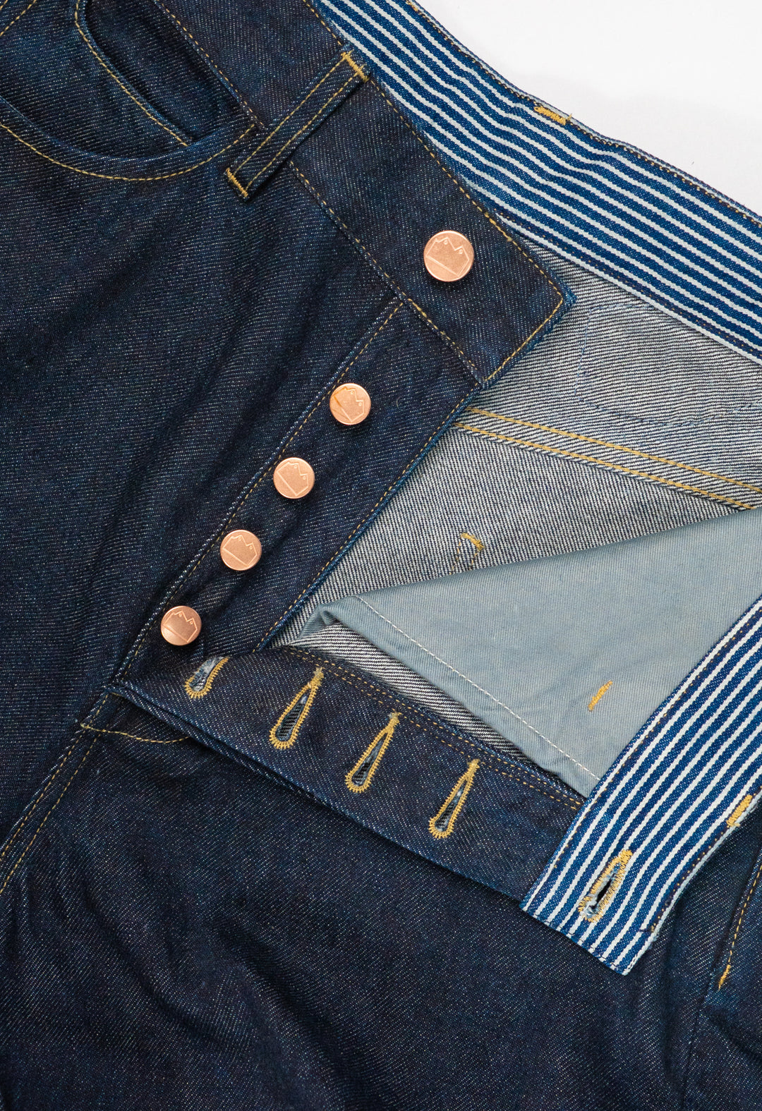 SE5 Wide Twisted Seam Indigo 13oz Italian Rinse Men's Jeans