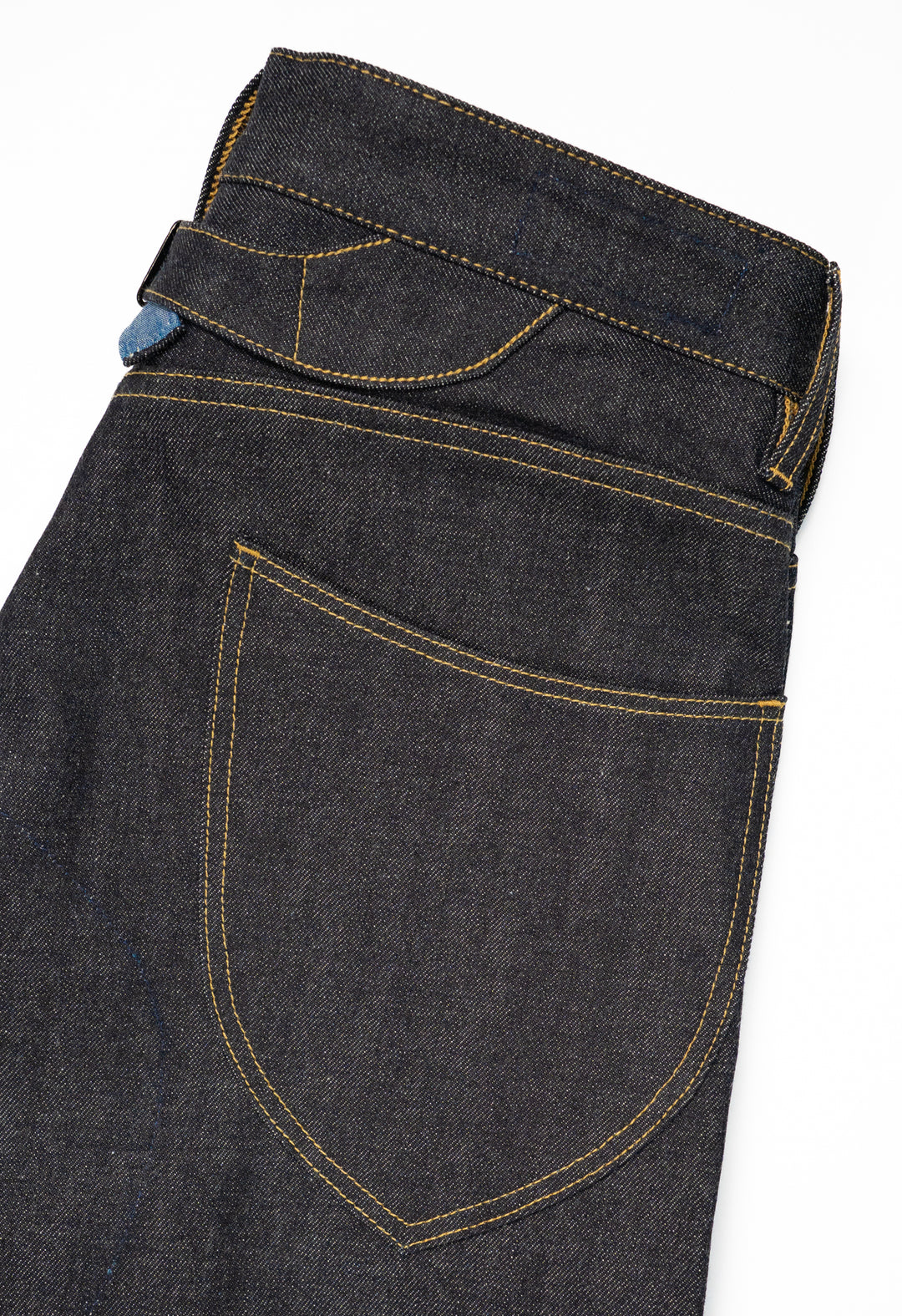 SE5 Wide Twisted Seam Indigo 14oz Raw Denim Men's Jeans