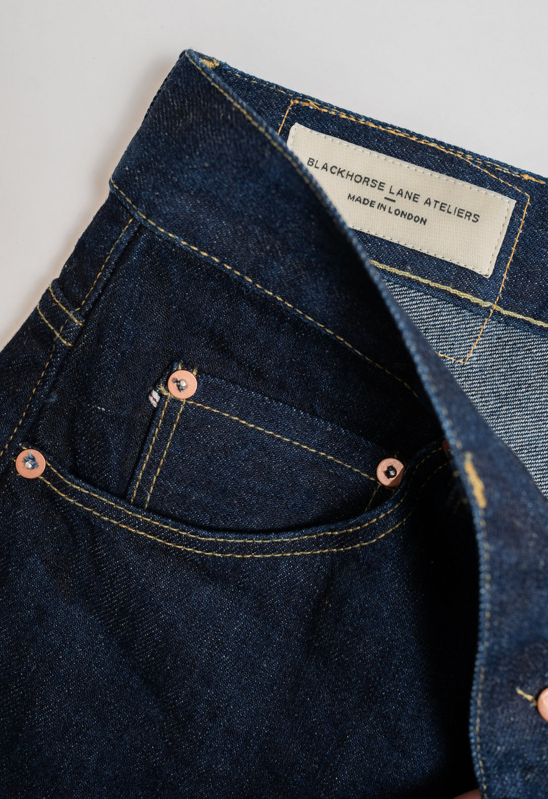 SE6 Classic Wide Indigo 15oz Italian Rinse Selvedge Unisex Jeans