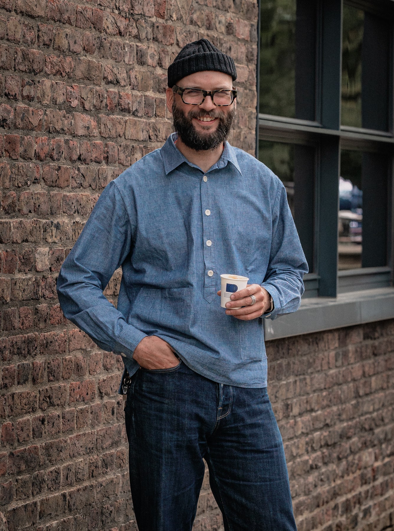 Blackhorse Lane Ateliers E15 MENS JAPANESE CHAMBRAY 6oz Acorn