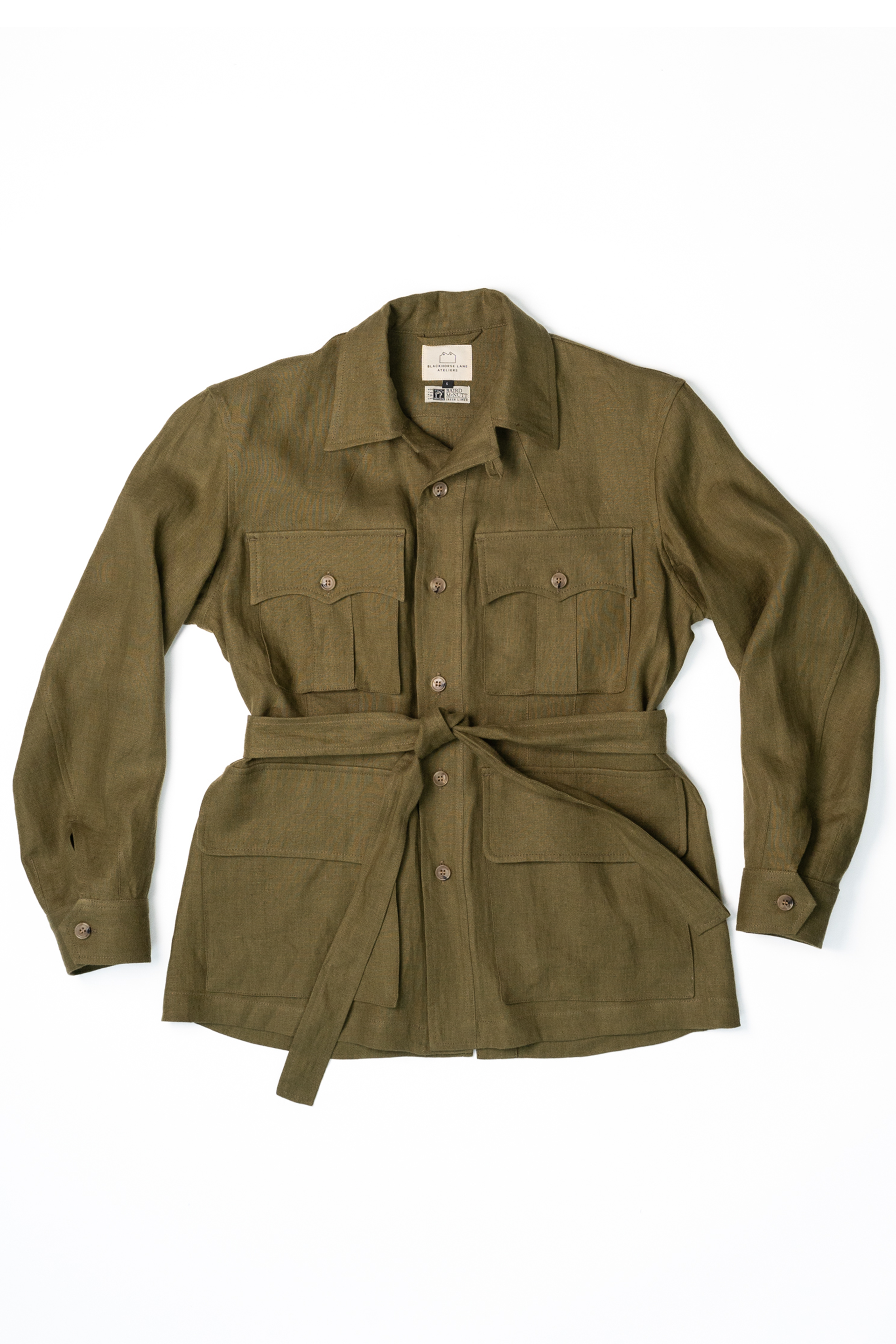 Olive 2025 linen jacket