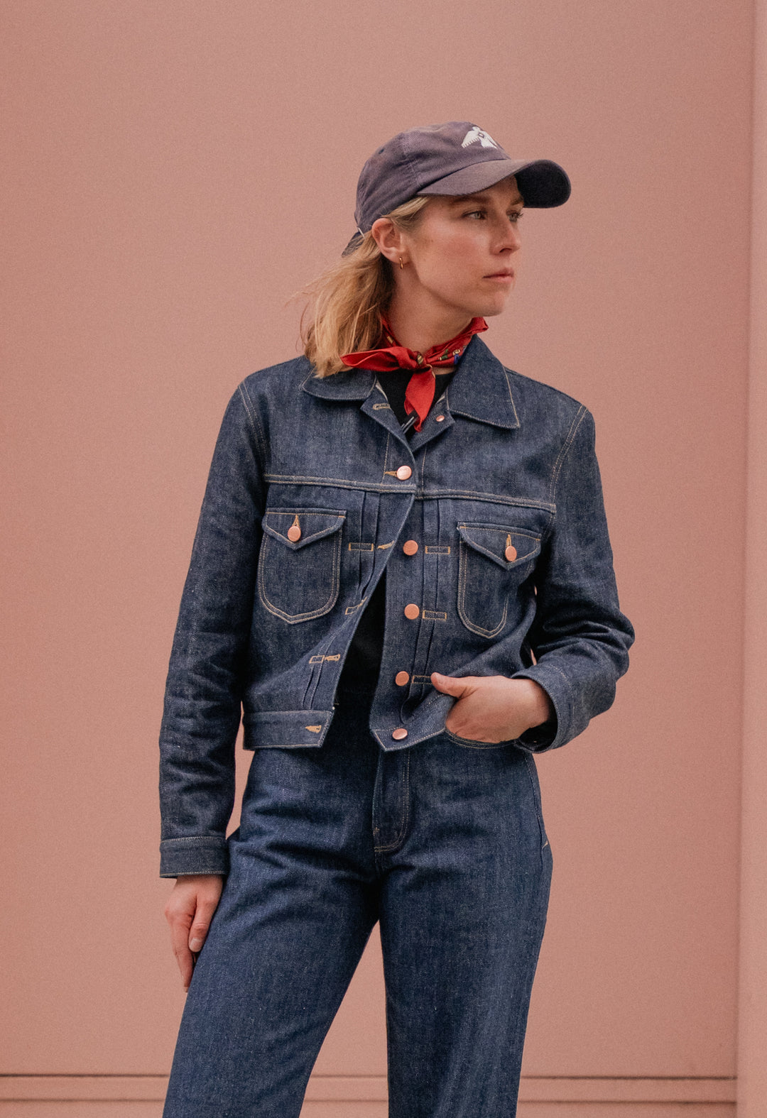 W9 Women's Type II Denim Jacket 13oz Japanese Rinse Selvedge