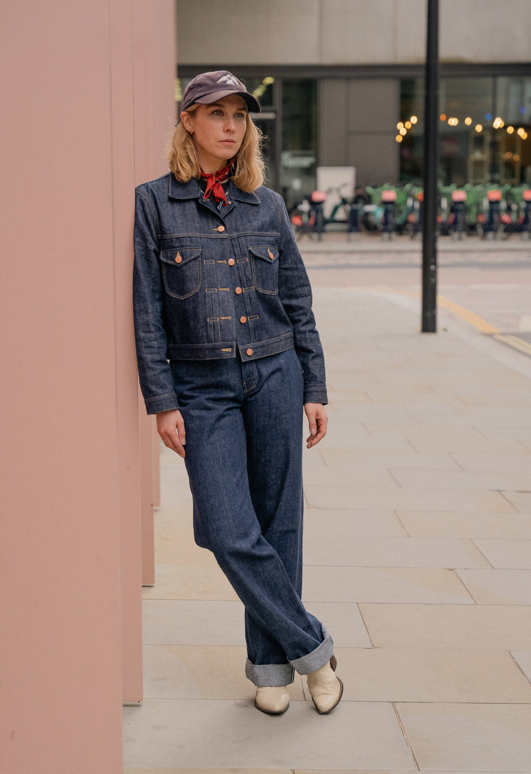 W9 Women's Type II Denim Jacket 13oz Japanese Rinse Selvedge