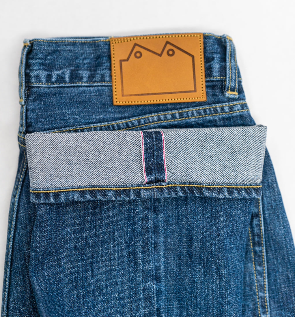 E10 Classic Straight Washed Indigo 13oz Turkish Selvedge Womens