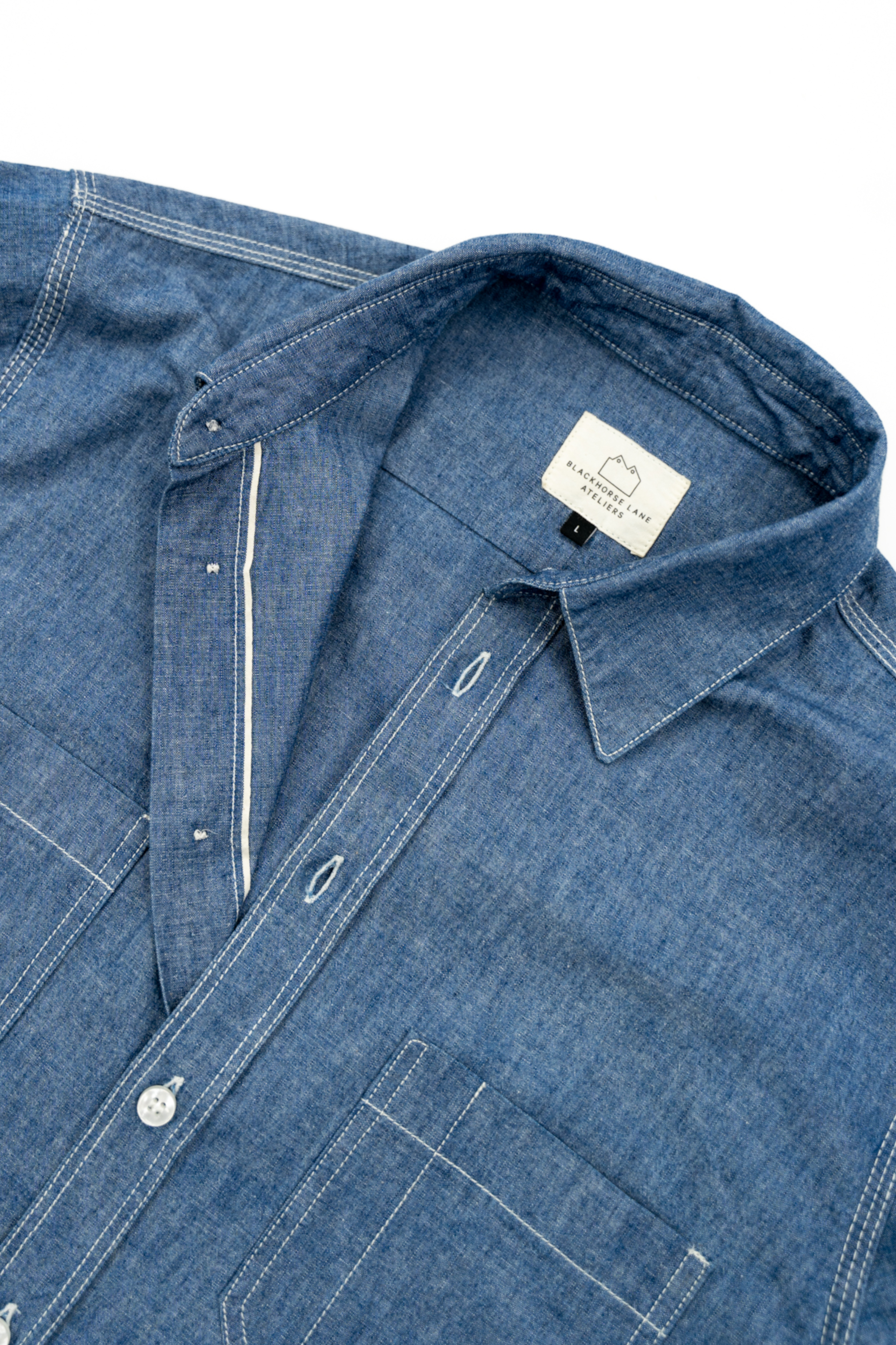 Blackhorse Lane Ateliers E16 MENS JAPANESE CHAMBRAY 6oz WORKSHIRT
