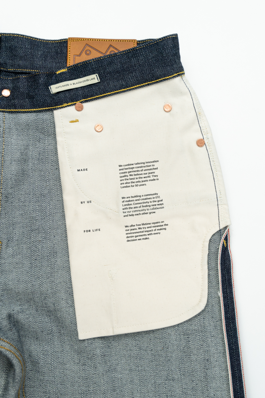 NW1 Relaxed Heritage Indigo 14oz Japanese Raw Selvedge Mens Jeans NW1 Relaxed Heritage Indigo 14oz Japanese Raw Selvedge Mens Jeans