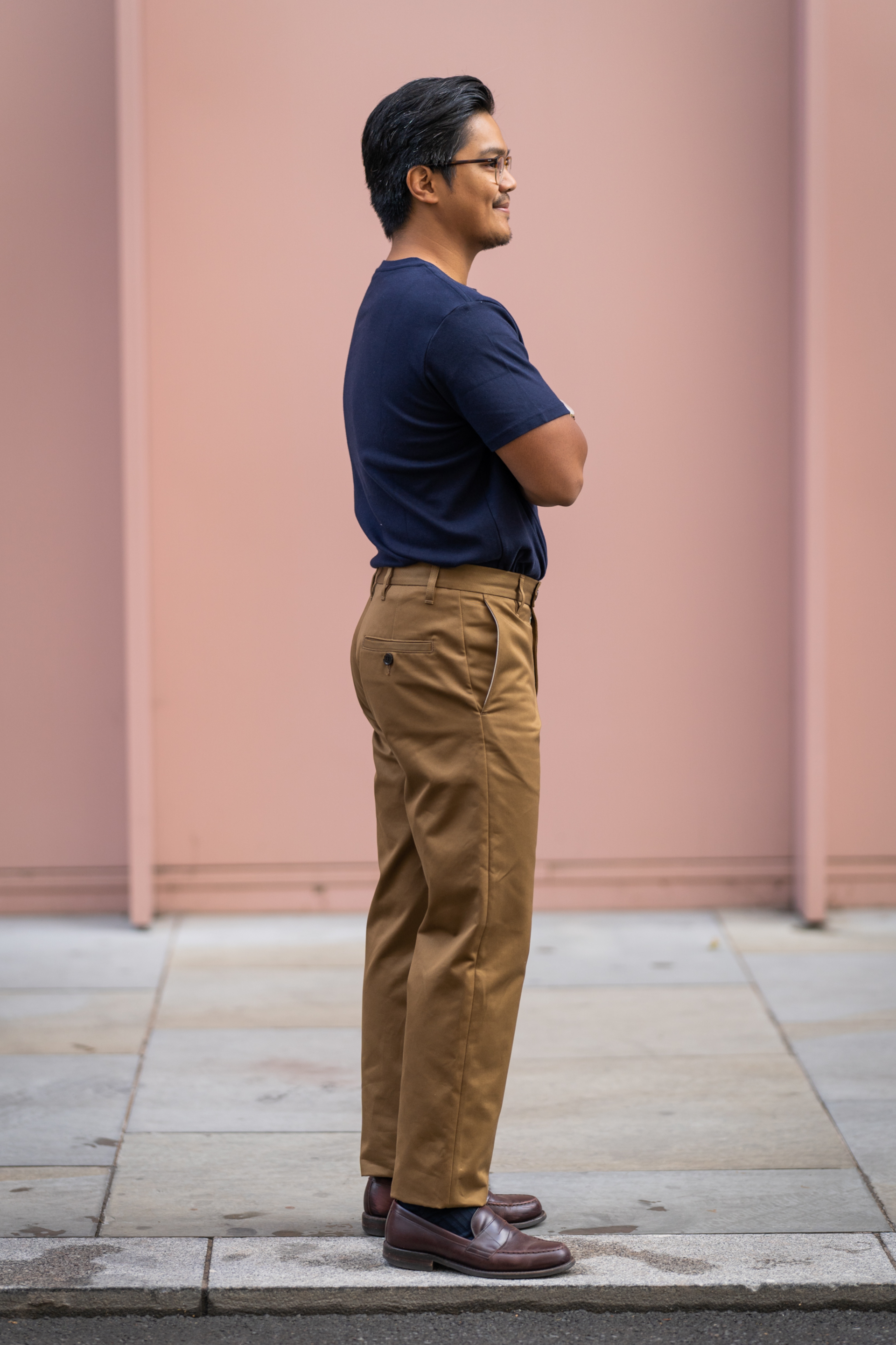 Tall Men's Tapered Chinos: Khaki Carman Tapered Fit Chino Pants – American  Tall